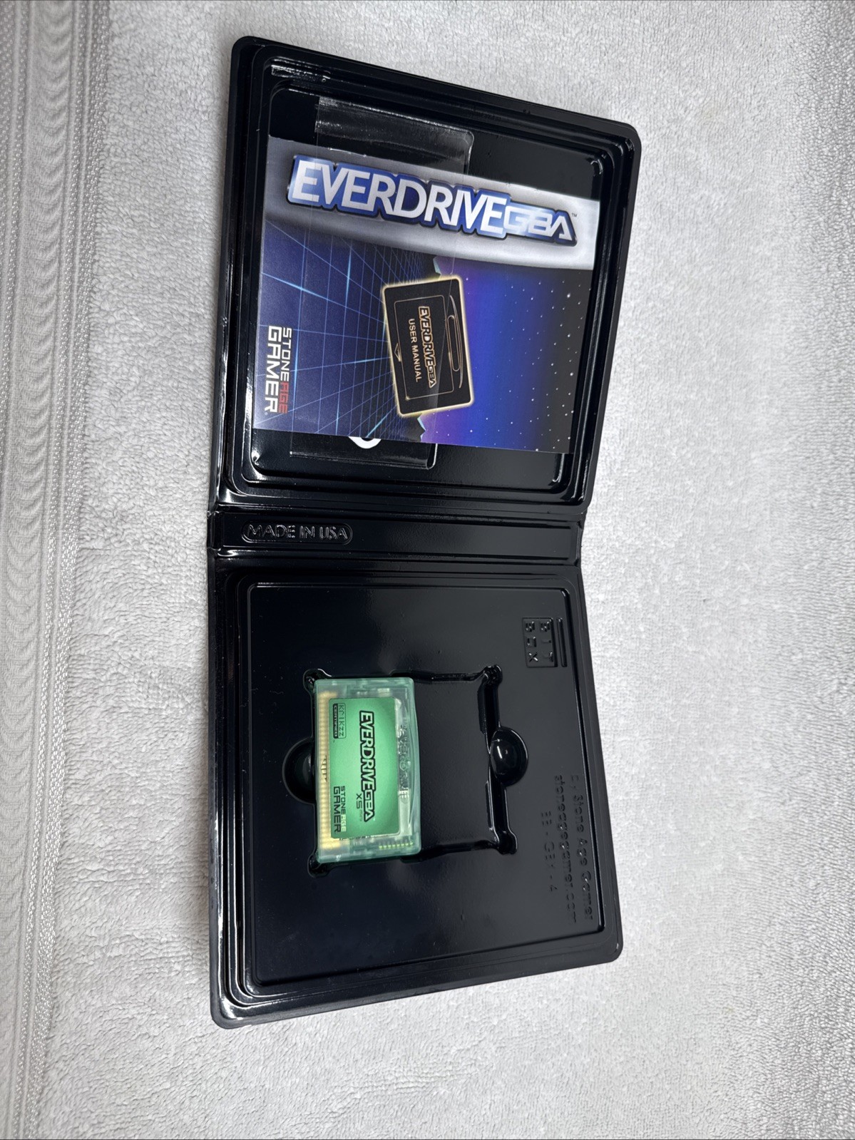 Everdrive GBA X5 Mini w/ box & manual! MINT COLOR! (No SD card) Stone Age Gamer