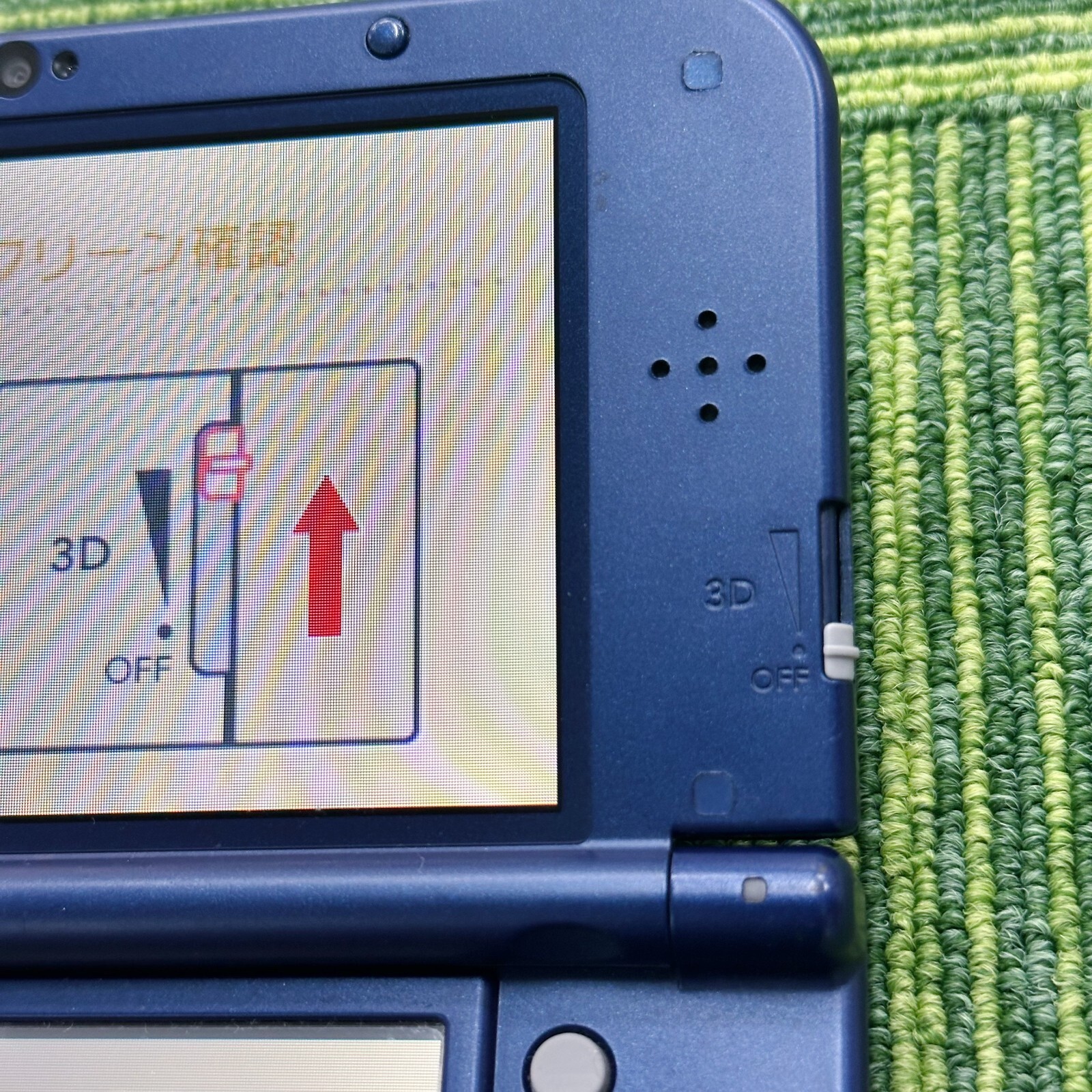 New Nintendo 3DS XL LL Metallic Blue Console Stylus Working Tested Japanese ver