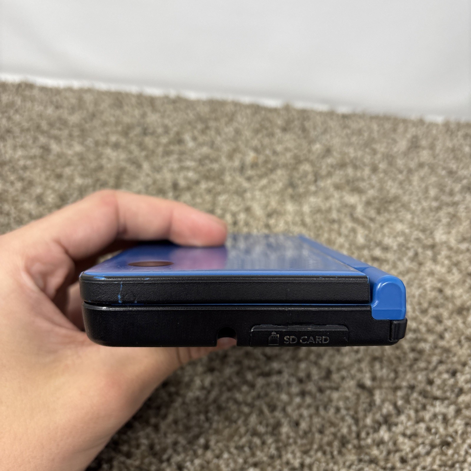 Nintendo DSi XL Handheld System Midnight Blue Tested No Charger