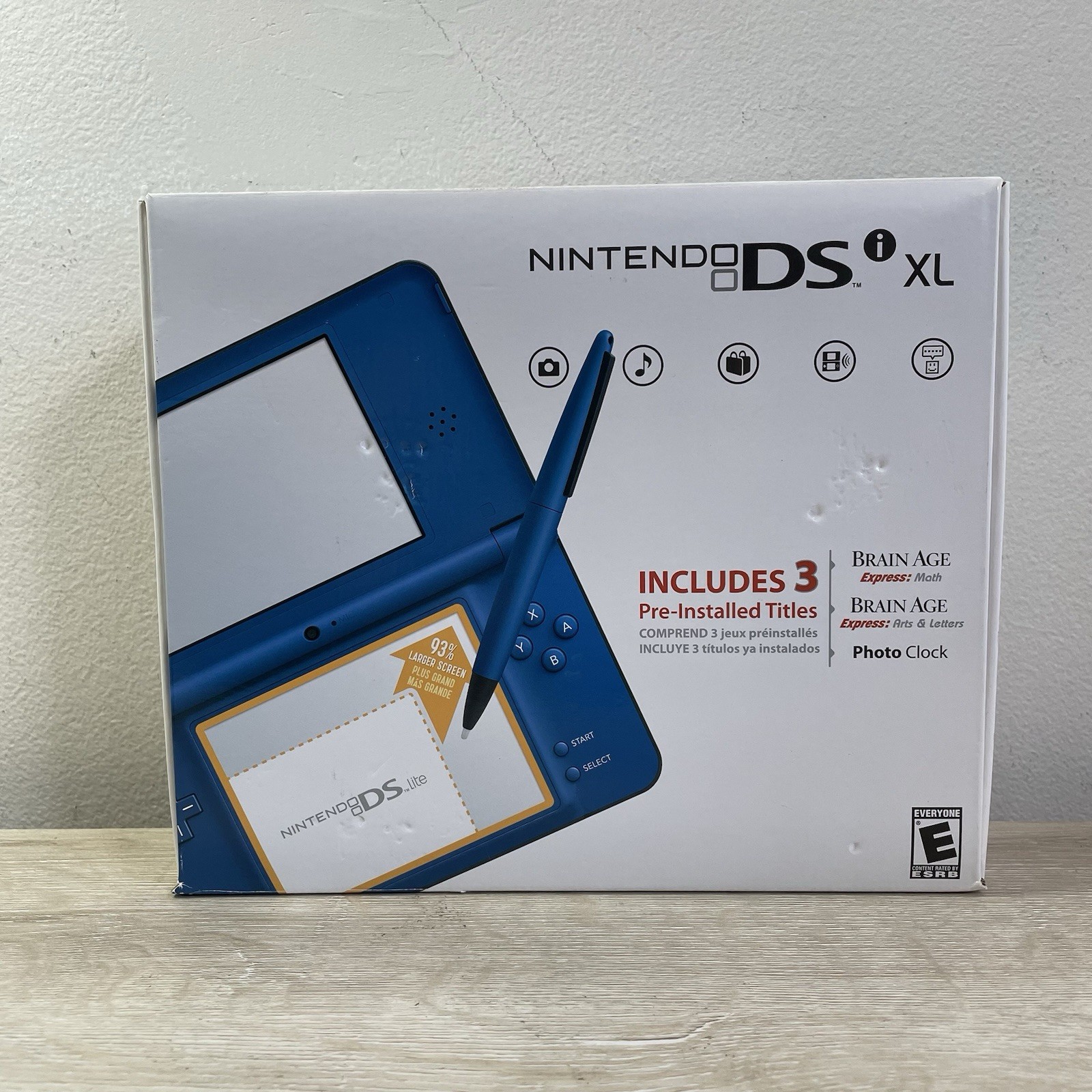 Nintendo DSi XL – Complete In Box – Midnight Blue Handheld Console – Great Cond