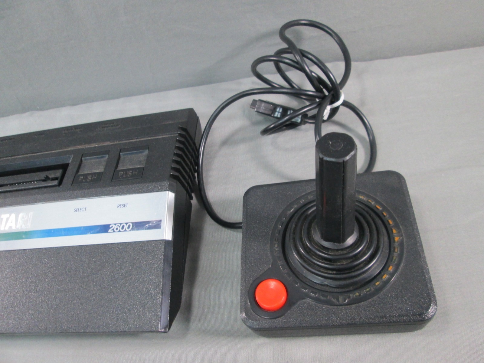 Atari 2600 JUNIOR CONSOLE w/ Controllers & Extras TESTED Vintage 1986 JR #2