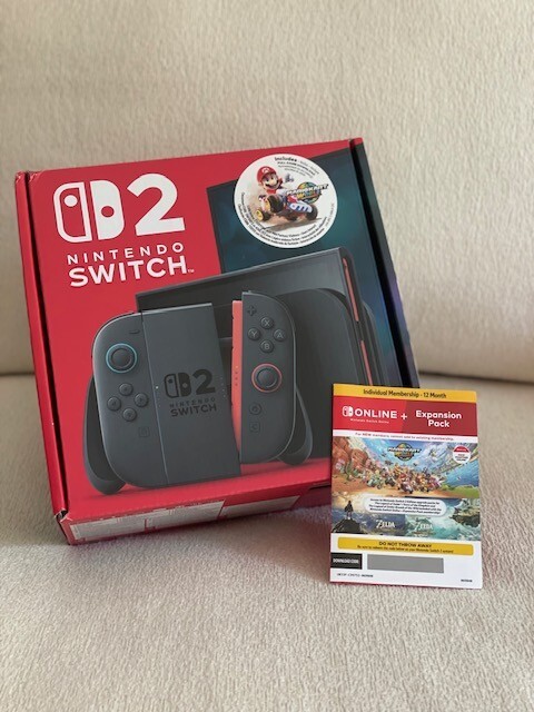 Nintendo Switch 2 + Mario Kart World Bundle + 12 Month NSO – Costco – IN HAND