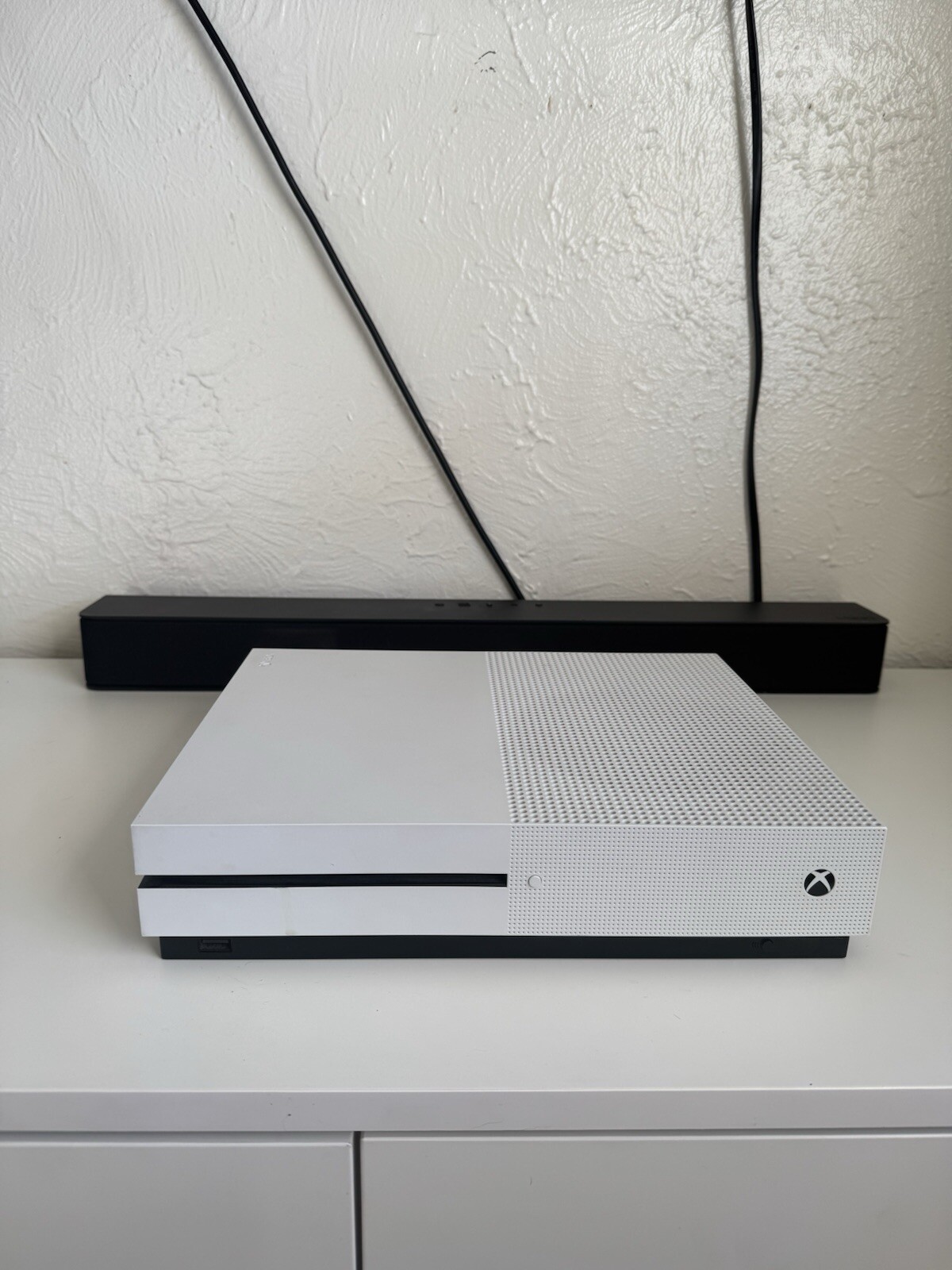 Xbox One S 500 GB White Console W/ Controllers And Games (Cables Included)