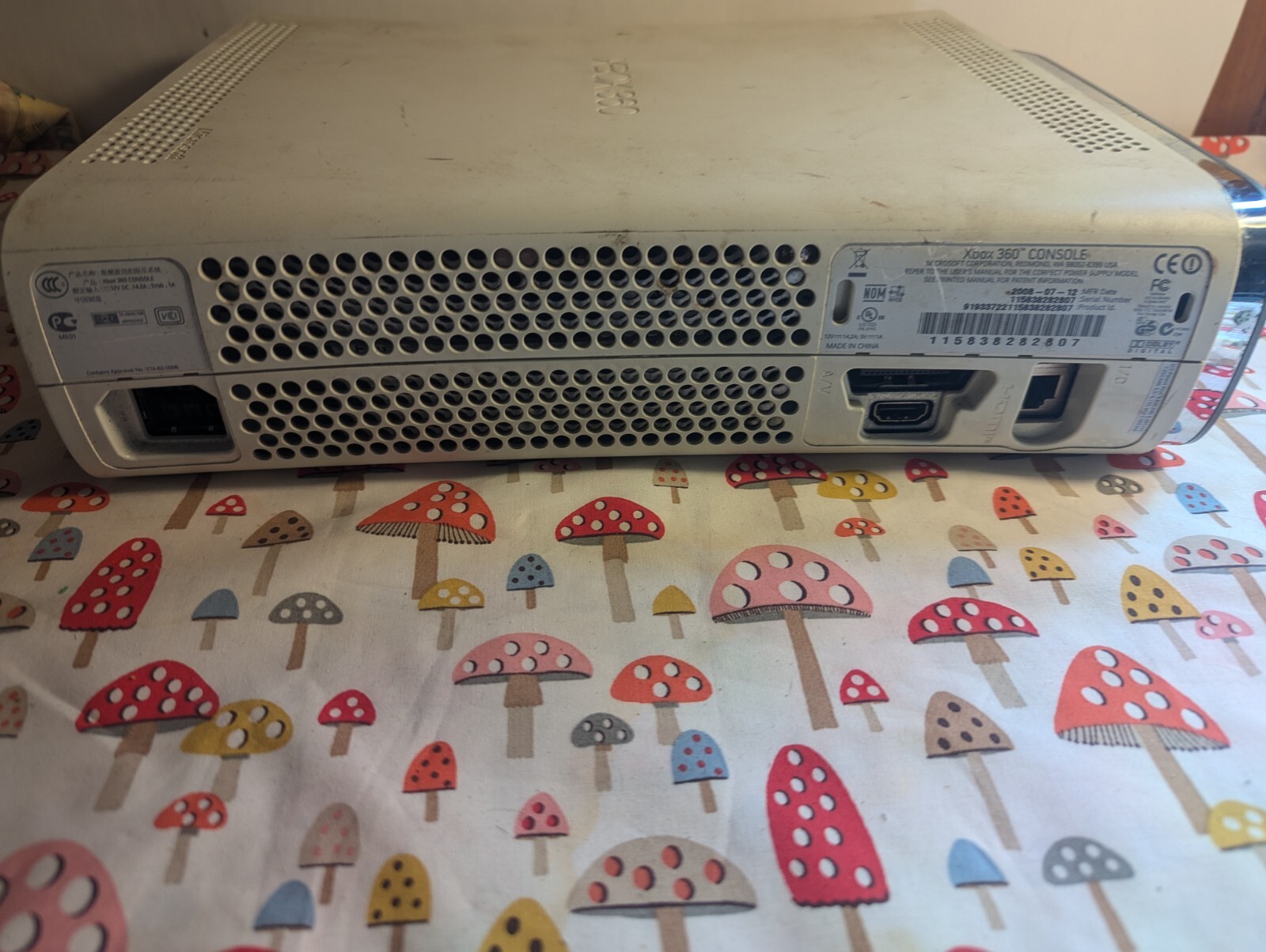 Microsoft XBox 360 White Video Game Console Gaming System System Only