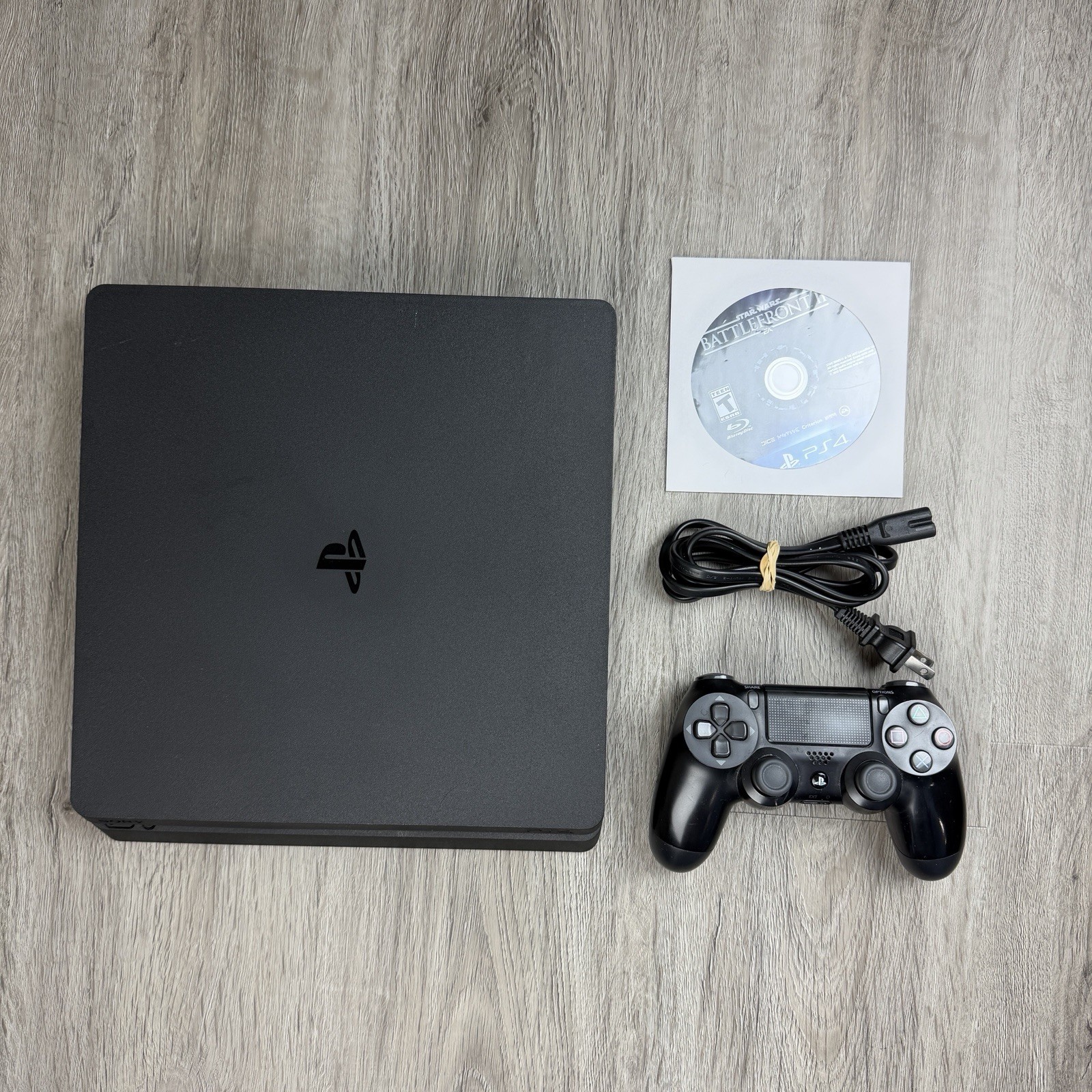 Sony PlayStation 4 Slim 500GB CUH-2015A Console Bundle w/One Controller