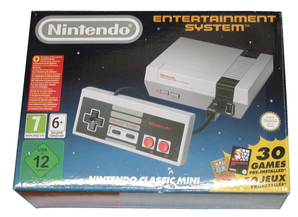 Nintendo Classic Mini Entertain System CLV-5-NESB(EUR) NES Classic Edition NIB