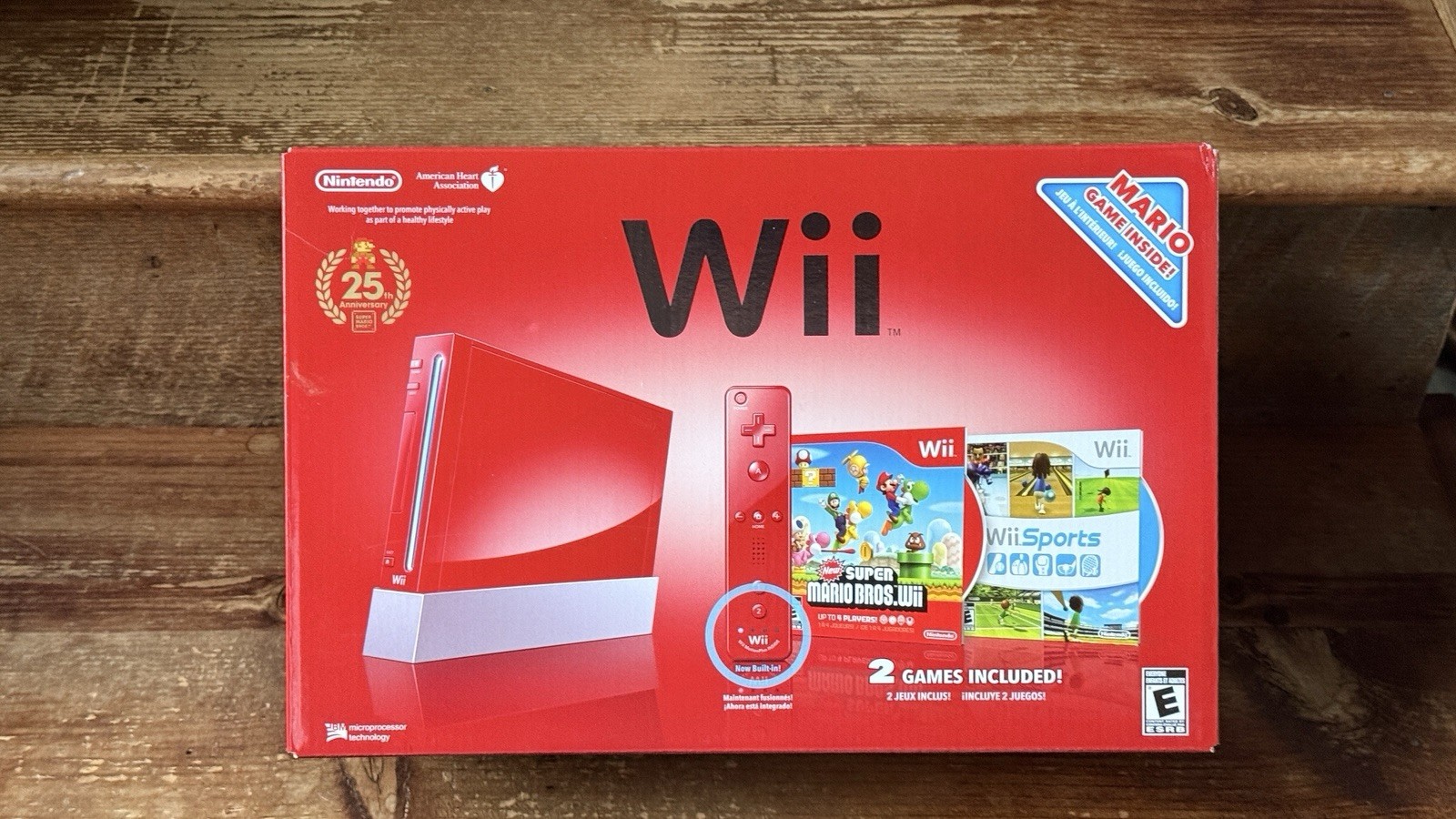 Nintendo Wii 25th Anniversary Limited Red Console BNIB Wii Sports Super Mario