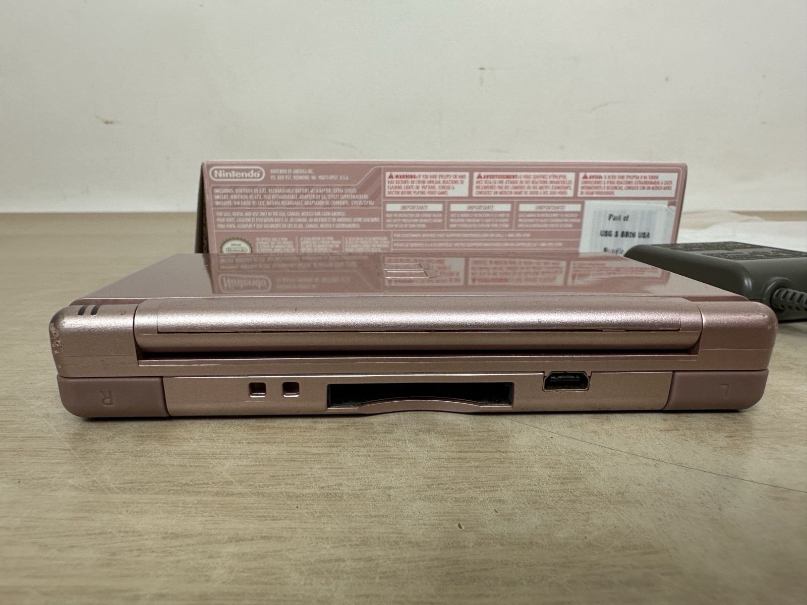 Nintendo DS Lite Metallic Rose Pink Handheld USG-001 Complete In Box CIB – WORKS