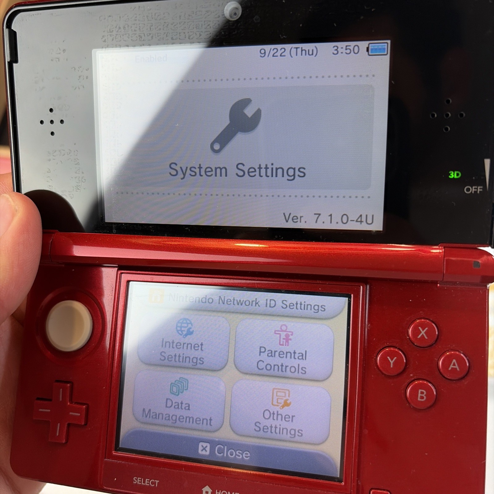 Nintendo 3DS Handheld System (CIB) – Flame Red US Model Complete Box CIB