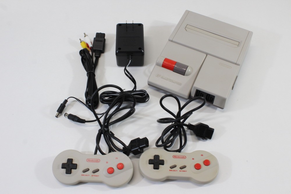 Nintendo AV New Famicom Console FC HVC-101 Controller x2 AC AV Bundle Japan #2