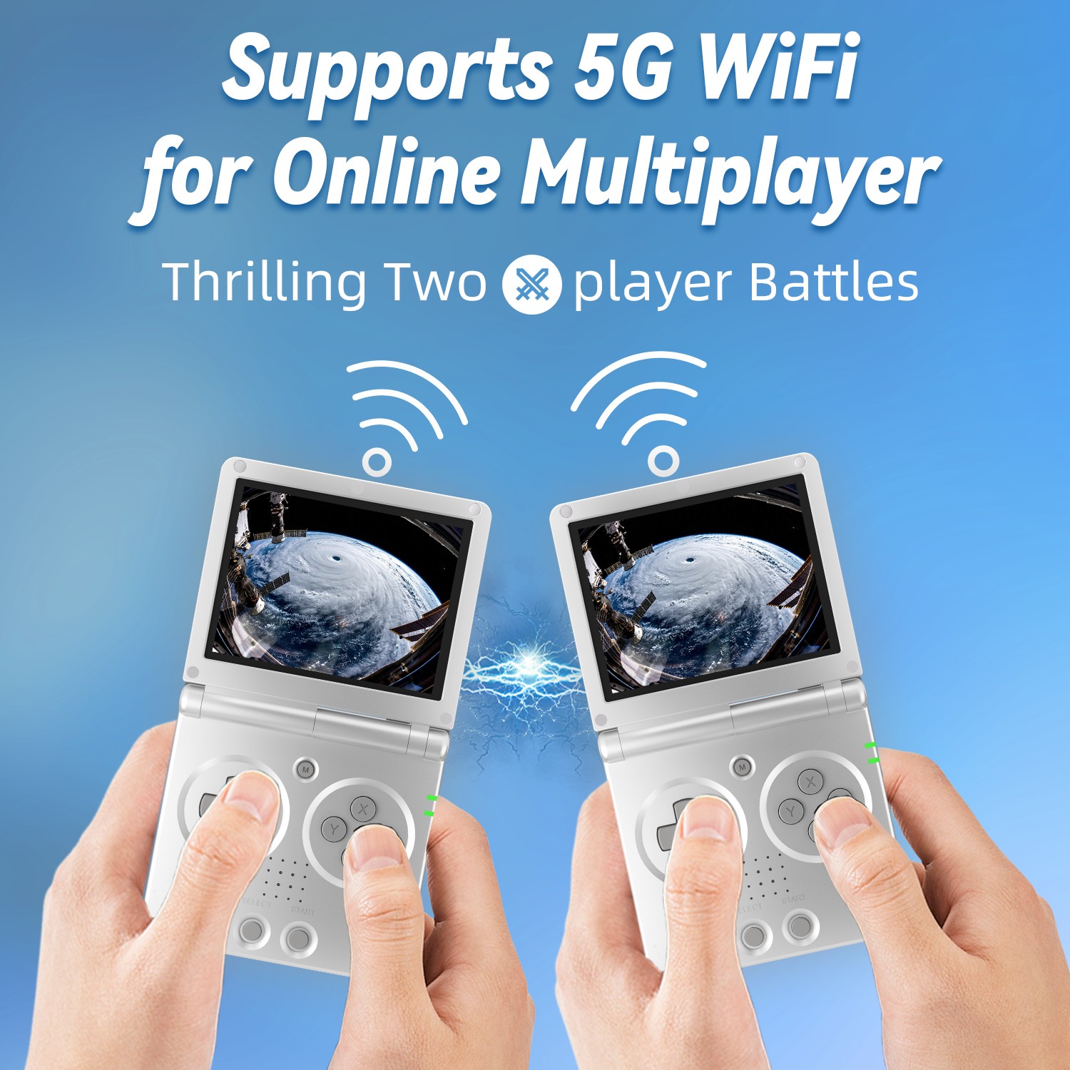 ANBERNIC RG35XXSP Flip Retro Handheld Game Console Linux 64bit WiFi Bluetooth