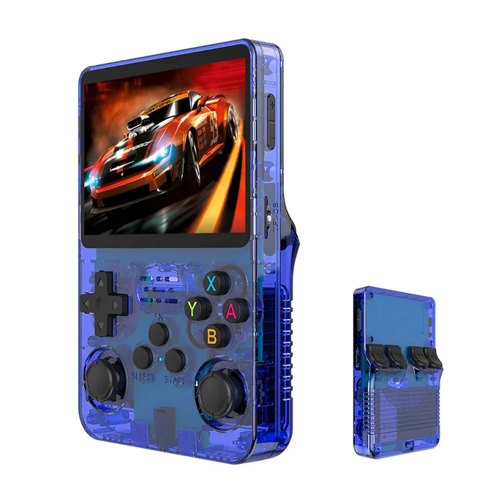 R36S Retro Handheld Game Console Linux System 3.5-inch IPS Screen Video Pl
