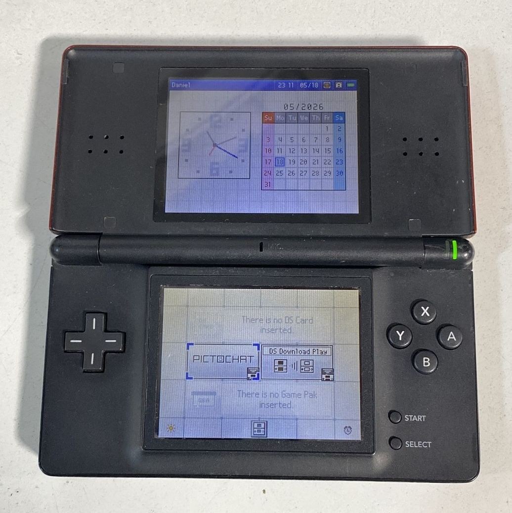 Nintendo DS Lite (USG-001) Console – Crimson Red (For Parts/Repair)