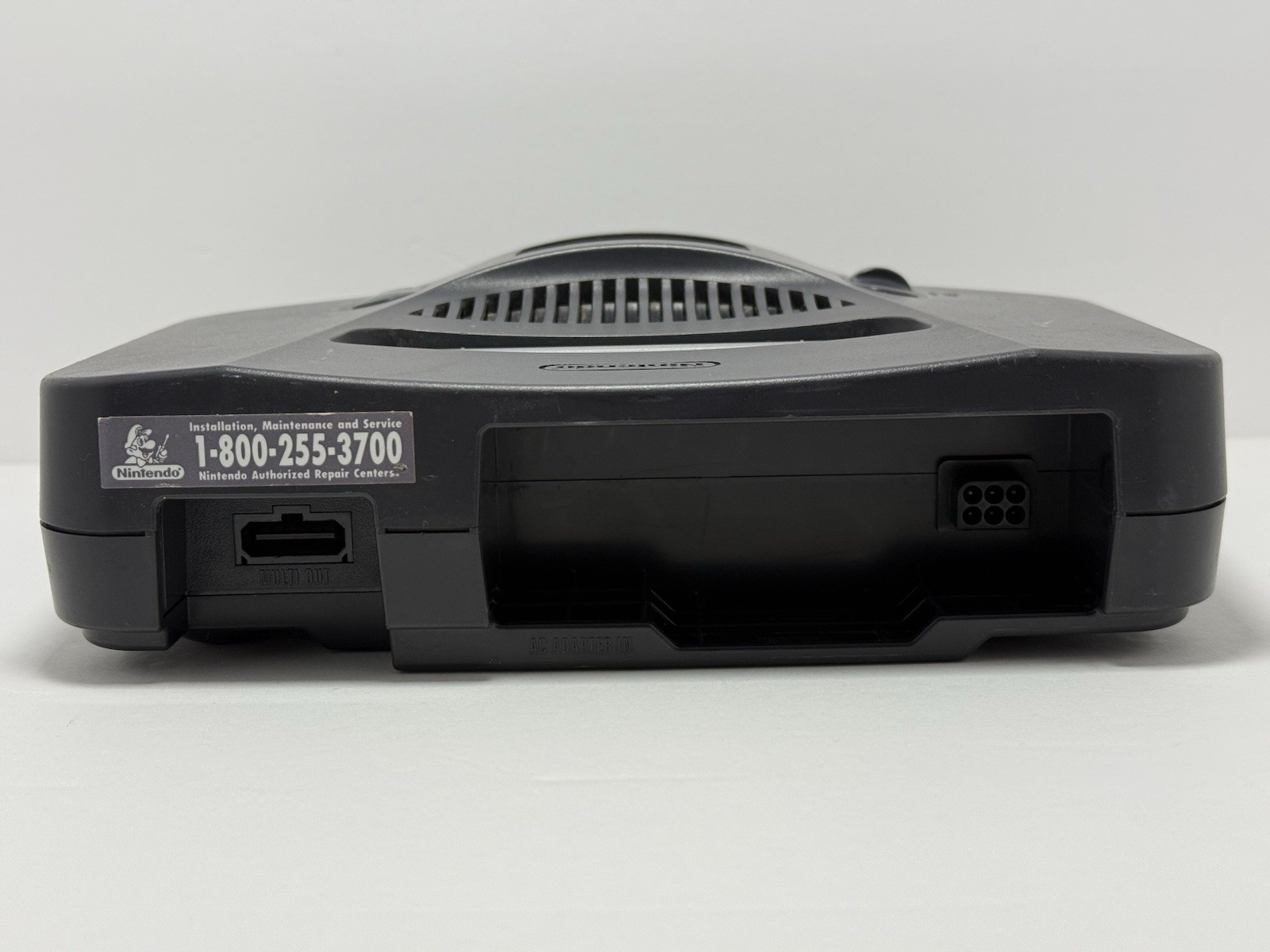 Nintendo 64 N64 Console Only NUS-001 Black No Jumper Pack, Tested & Works!