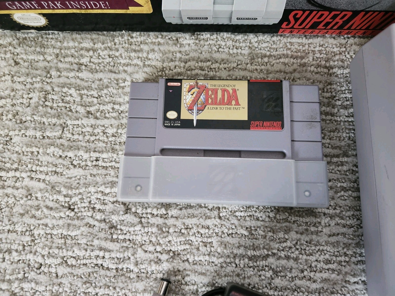 Super Nintendo Legend Of Zelda Edition SNES Console CIB Complete In Box