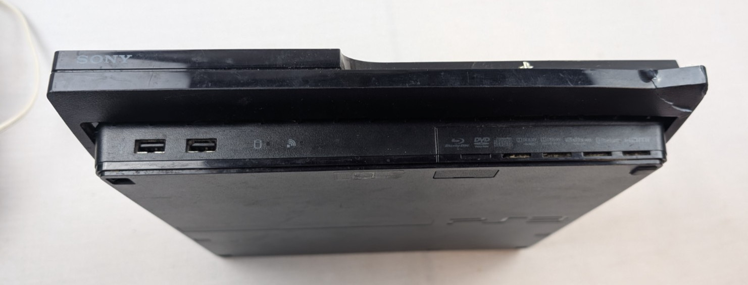Sony PlayStation 3 PS3 Slim 160GB CECH-2501A Console Untested POWERS ON
