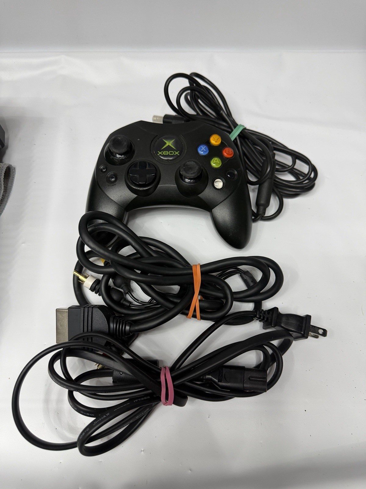 CIB Complete Microsoft Xbox Console! Tested. Forza, Cables, Controller, Manuals