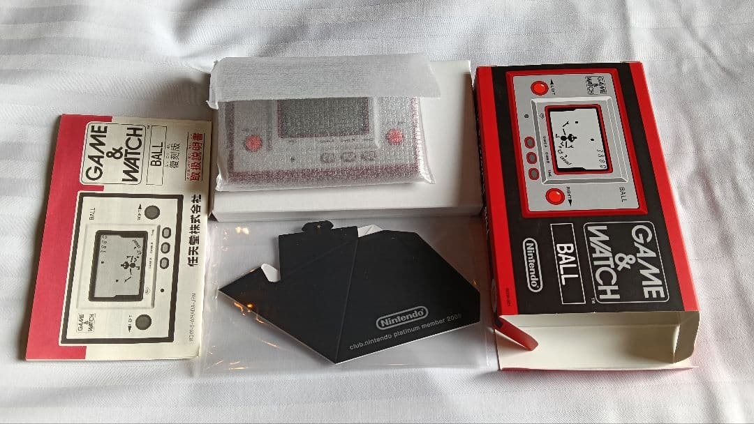 Nintendo Game & Watch Ball With Box Club Nintendo Limited Premium Game