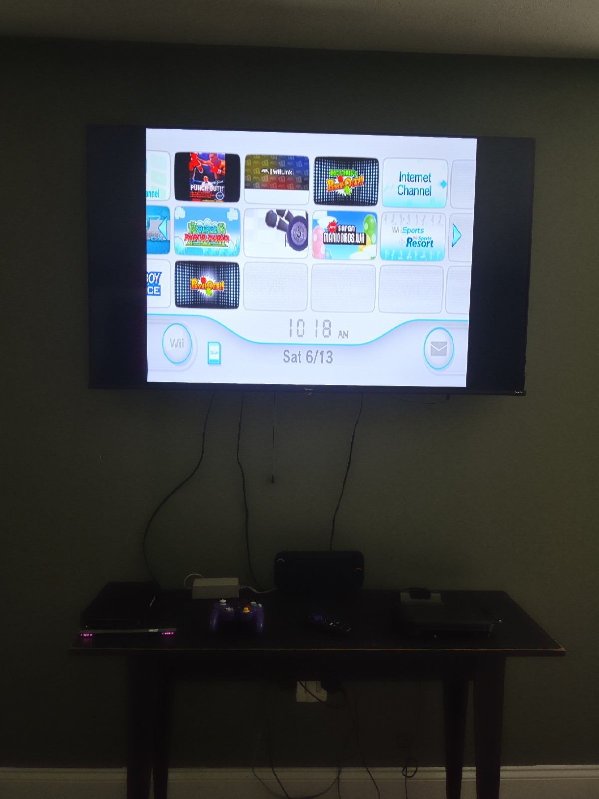 Nintendo Wii Black Model RVL-001 Bundle Tested Working