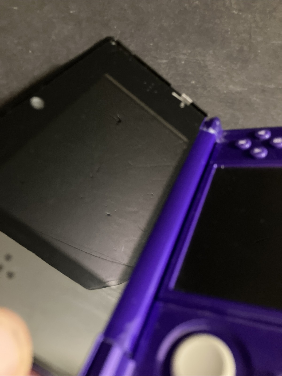 Nintendo 3DS Midnight Purple Handheld Console USA Version CIB Different Serial#