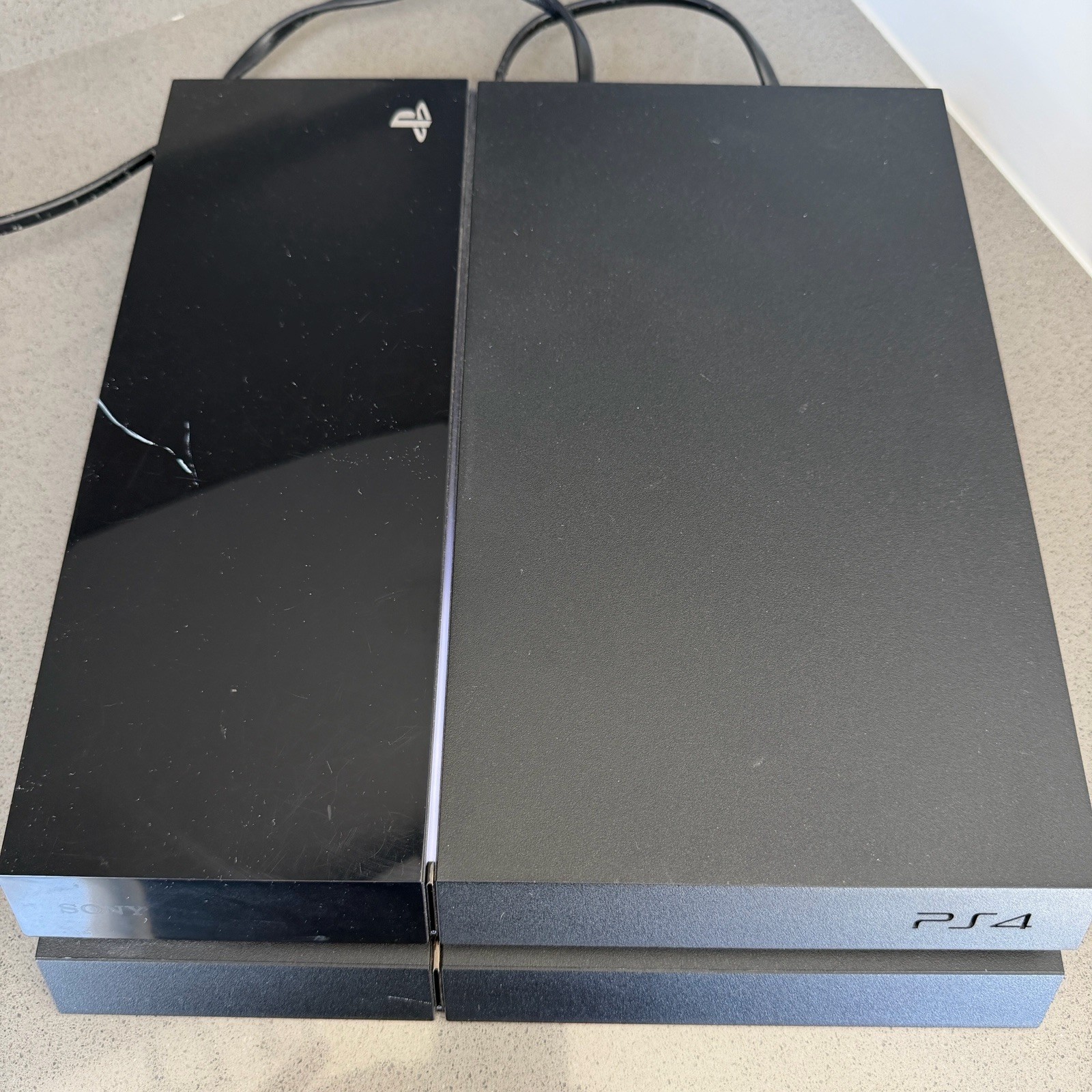 Sony Playstation 4 500GB Black Console PS4 W/ Controller & Cords Tested Working!