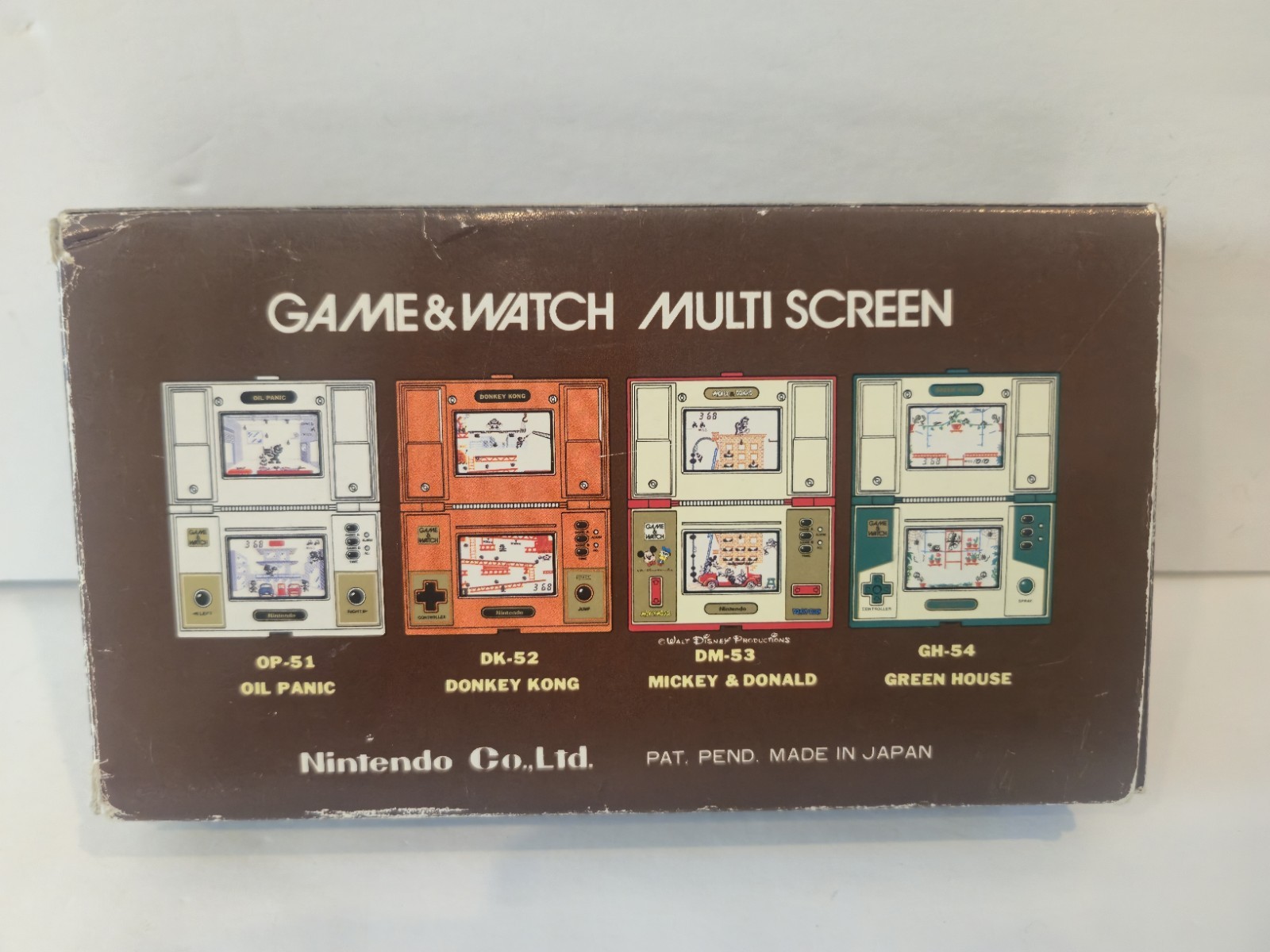 Nintendo Game & Watch Donkey Kong 2 II JR-55 Multi Screen VTG Game w/Box Manual