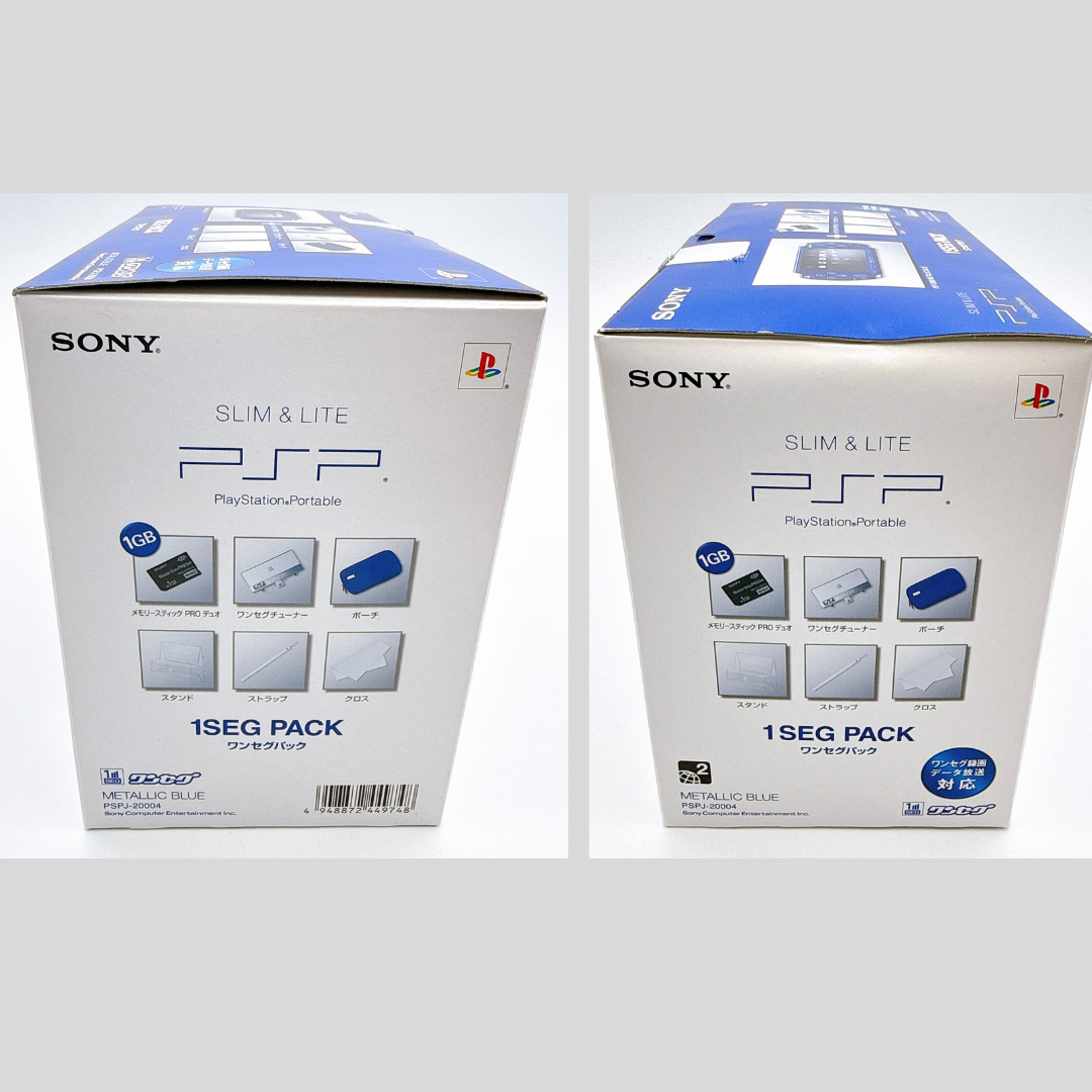 Sony PSP-2000 Console Metallic Blue 1 Seg Pack Region free – Open box unused