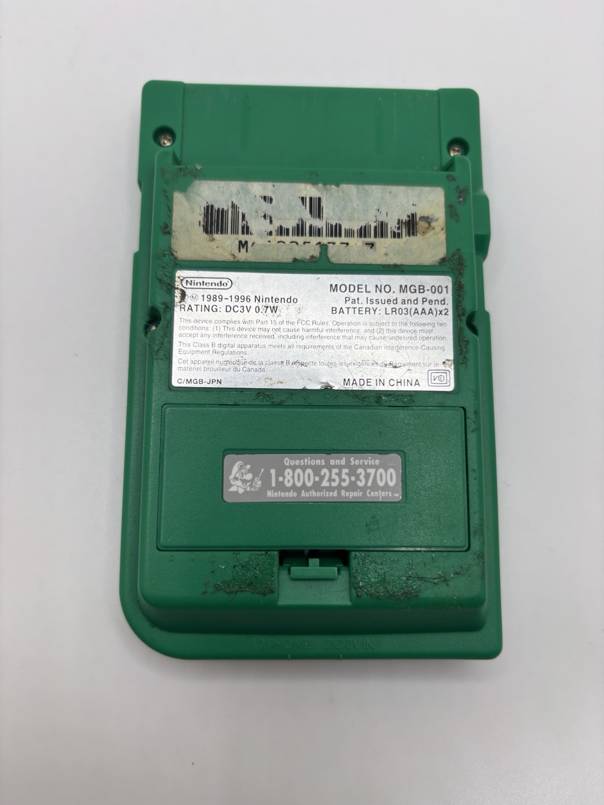 Nintendo Game Boy Pocket Green MGB-001 Tested Working Authentic