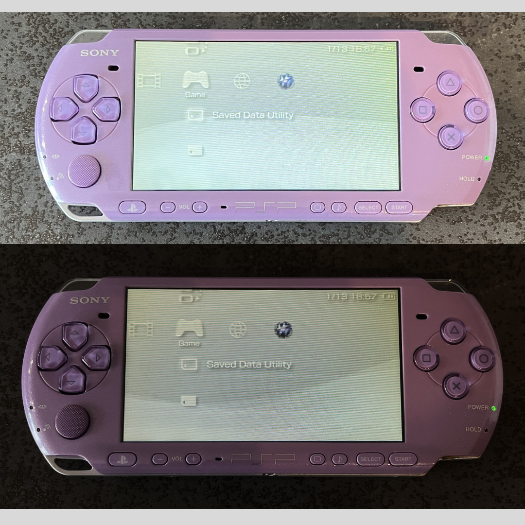 Sony PSP-3000 Console Violet Monster Hunter Limited Airou Village Box w/8GB-Mint