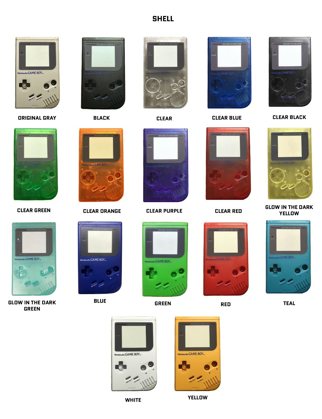 Nintendo Game Boy Original DMG V5 PRO IPS Rechargeable Battery PICK YOUR COLOR!