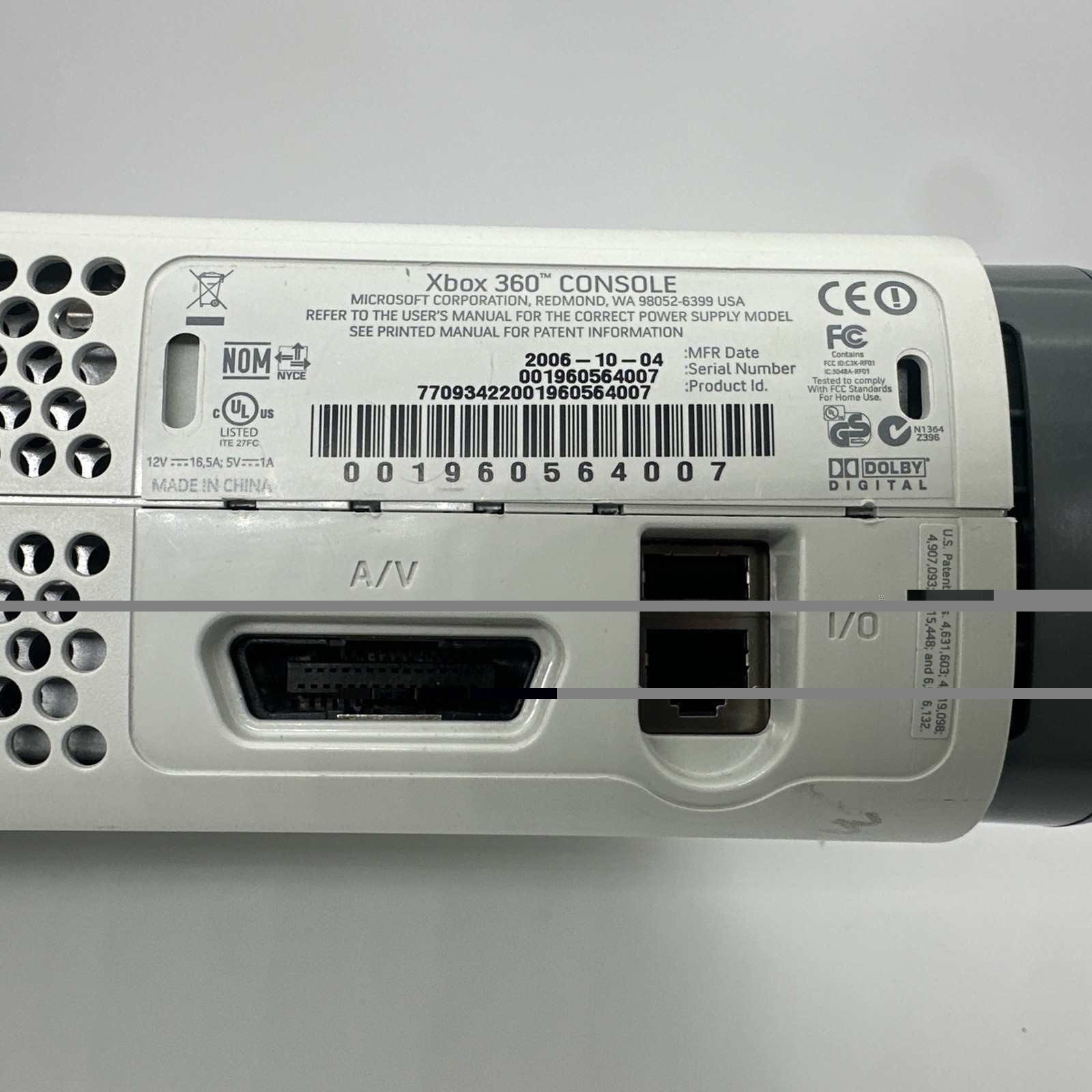 Xbox 360 on NXE Dashboard Xenon Tested & Working Console Bundle