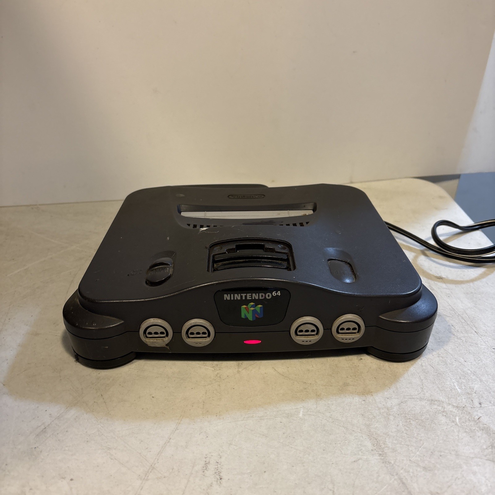 Nintendo 64 System – Home Console – Charcoal Gray – POWER CORD ONLY – TESTED!