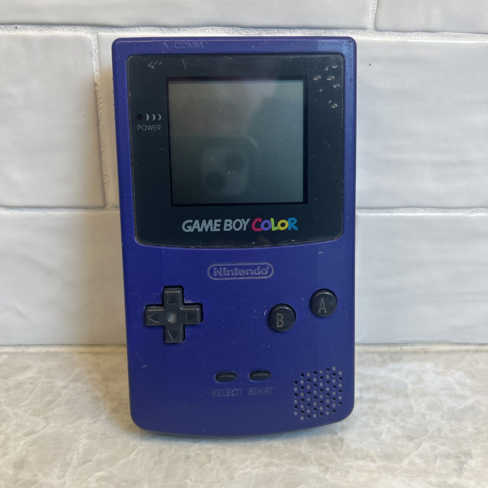 Nintendo Gameboy Grape Purple Tested Cgb-001