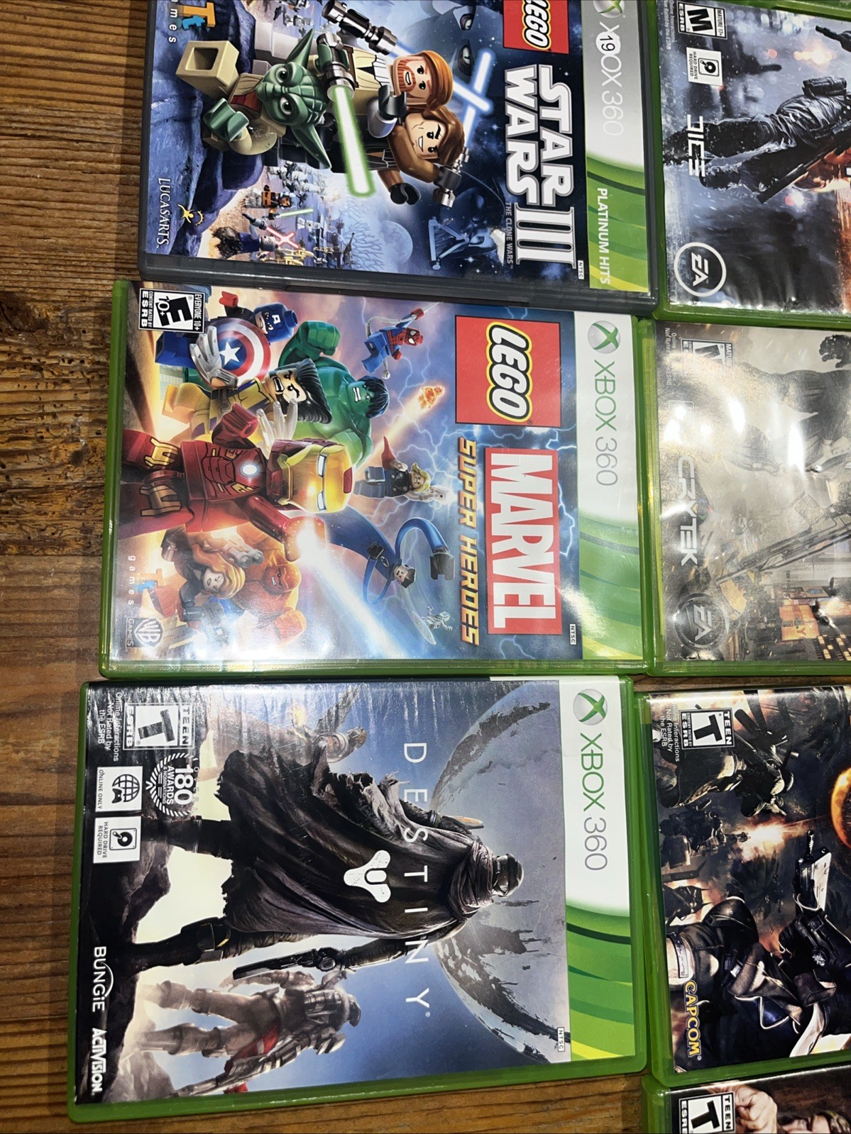 Xbox 360 60gb White Console bundle w/ games & Cords