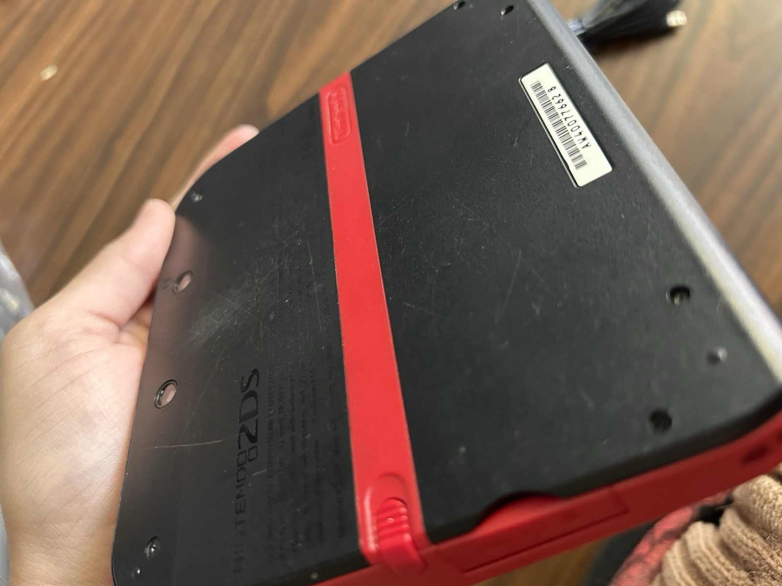 Nintendo 2DS red &black Console & charger | USA | Tested Working FAST SHIPPING