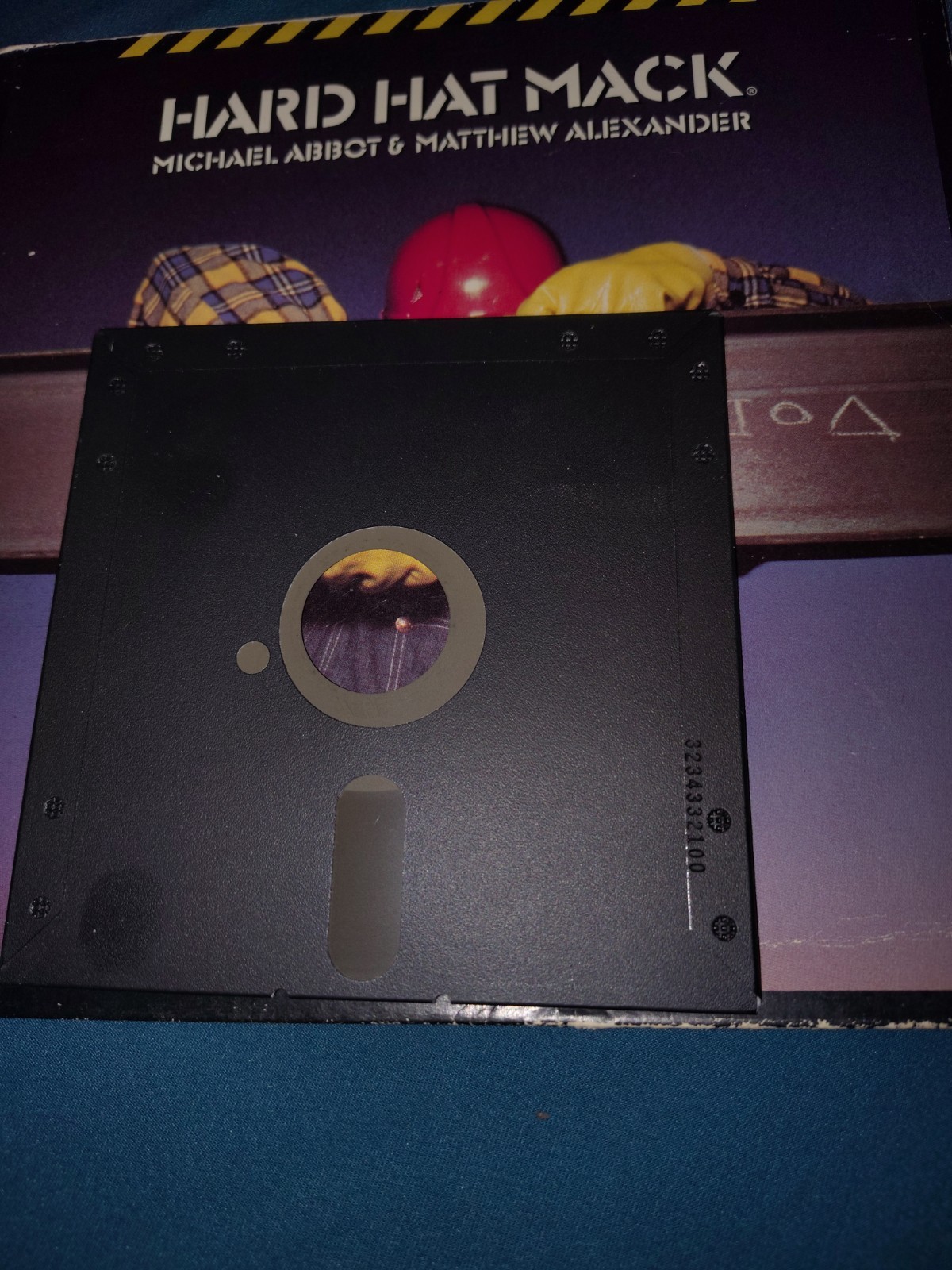 Hard Hat Mack 1983 Electronic Arts Atari Home Computers Platform Video Game Disk
