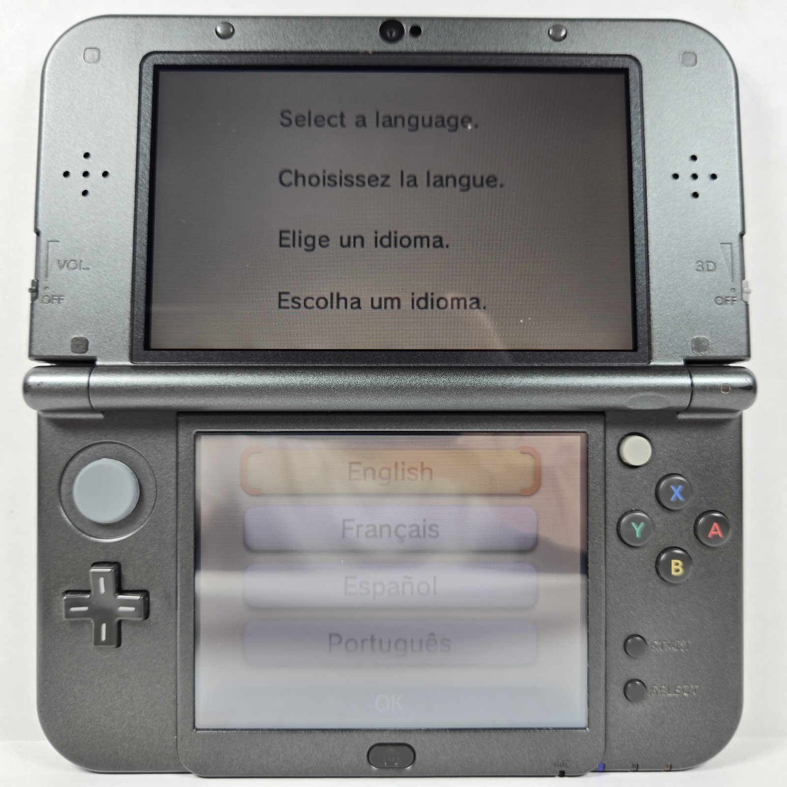 Nintendo New 3DS XL Console Black RED-001 NTSC-U/C Tested Working With Charger