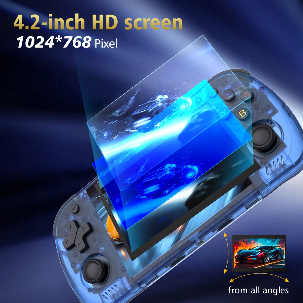 Wireless Two Player Game Console R36H Pro Max Support Two Player Battle 4.2 Inch