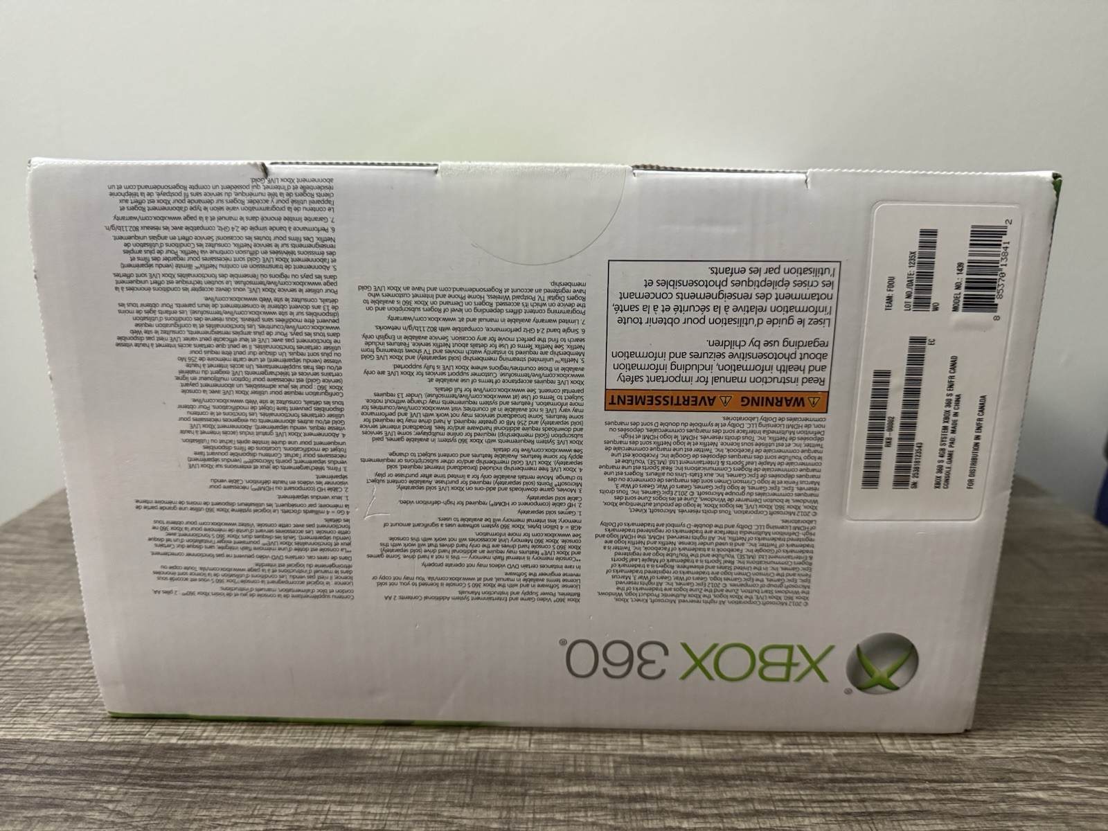 Microsoft Xbox 360 4GB – SEALED IN THE BOX – Brand New Factory Sealed Never Open
