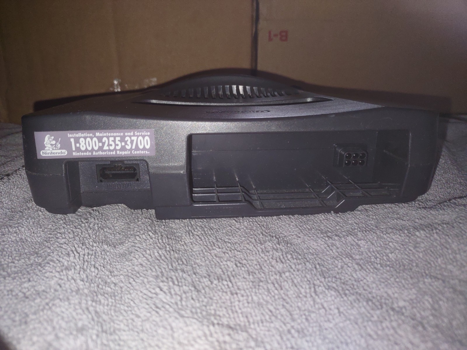 Nintendo 64 Charcoal Gray N64 Console Only NO JUMPER PAK – Untested