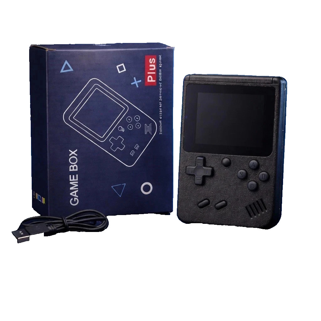 Game Box Plus Handheld Retro Console 400 Games Built-In Portable Player