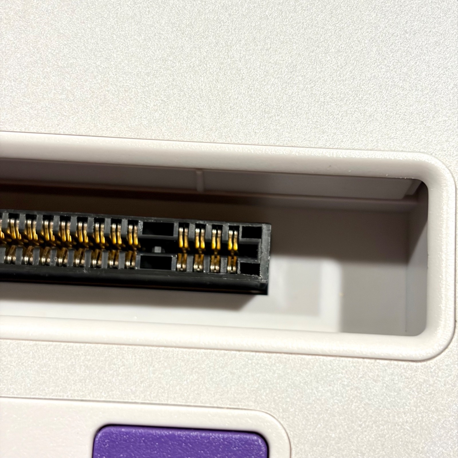 Analogue Super Nt Classic SNES Console Gray Purple Open Box 1 Year Warranty MINT