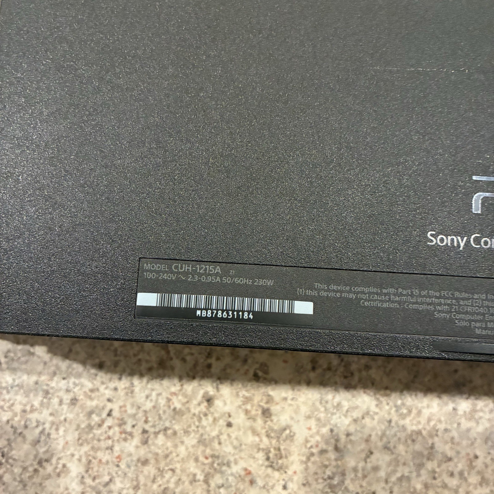 Sony PlayStation 4 500gb CUH-1215A Black Video Gaming Console (FW 13.50) Tested
