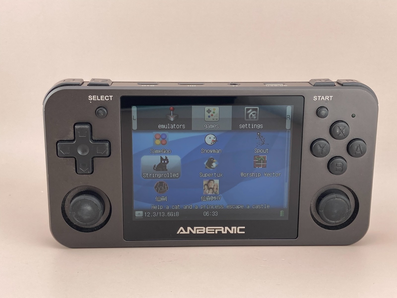 ANBERNIC RG350m 16G Retro Android Gaming Handheld Console, SD