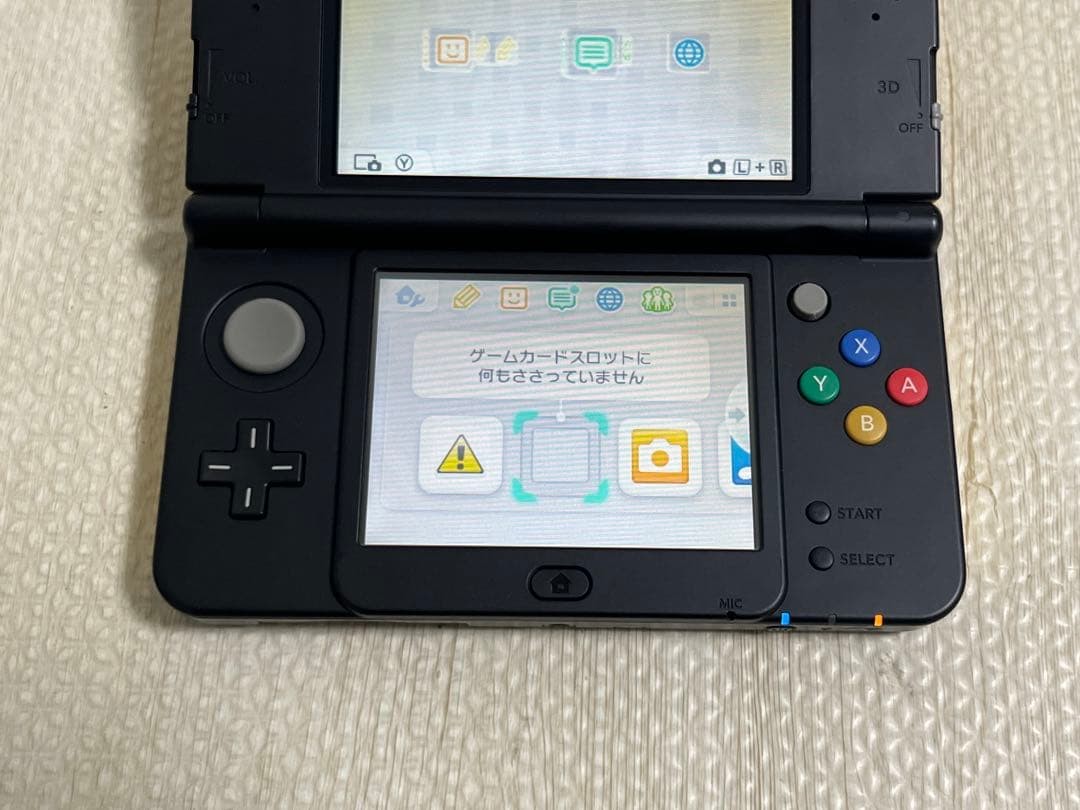 New Nintendo 3DS Black Console Style Japanese Ver Yellow Kisekae face Plate Set