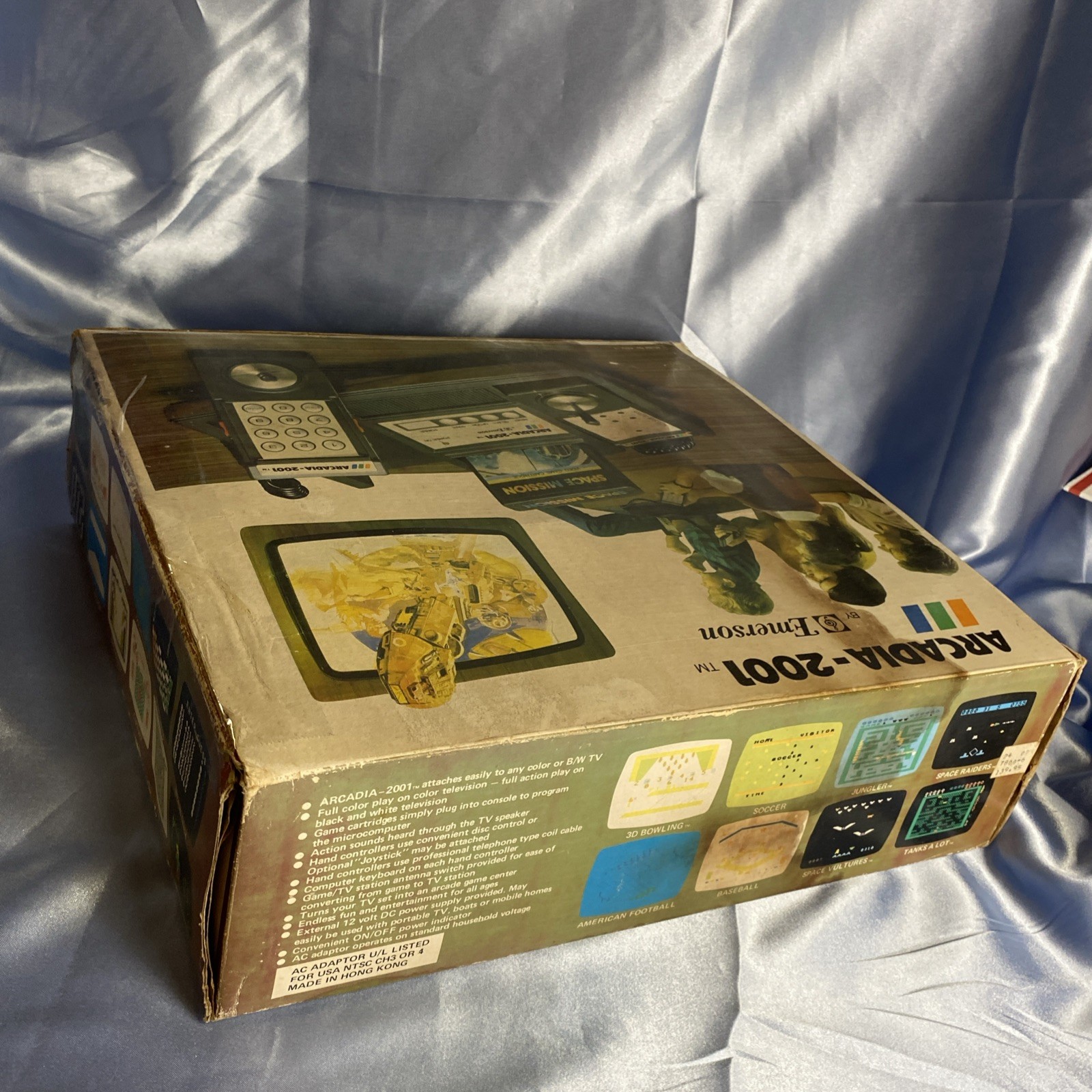 NEW 1982 EMERSON Arcadia 2001 Video Game Console System COMPLETE in Box UNUSED