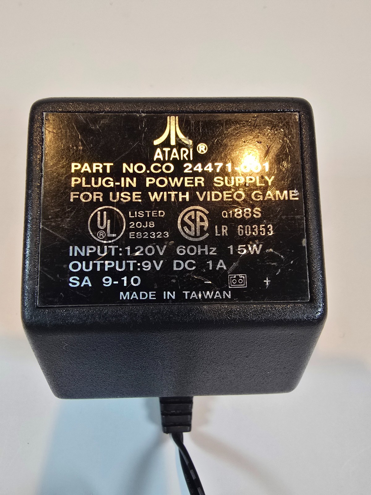 Atari 7800 Console w/Pole Position II,2 Controls, PSU, RF Cable A1 75 5846988