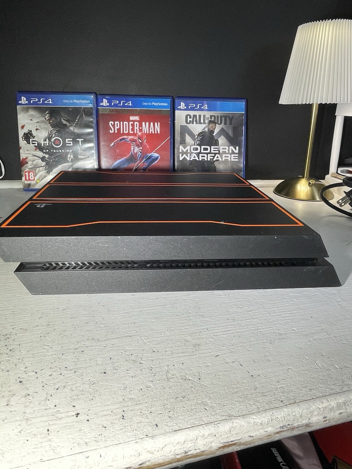 Sony PlayStation 4 Black Ops 3 Edition Console w 2 Controllers, charger, 3 Games