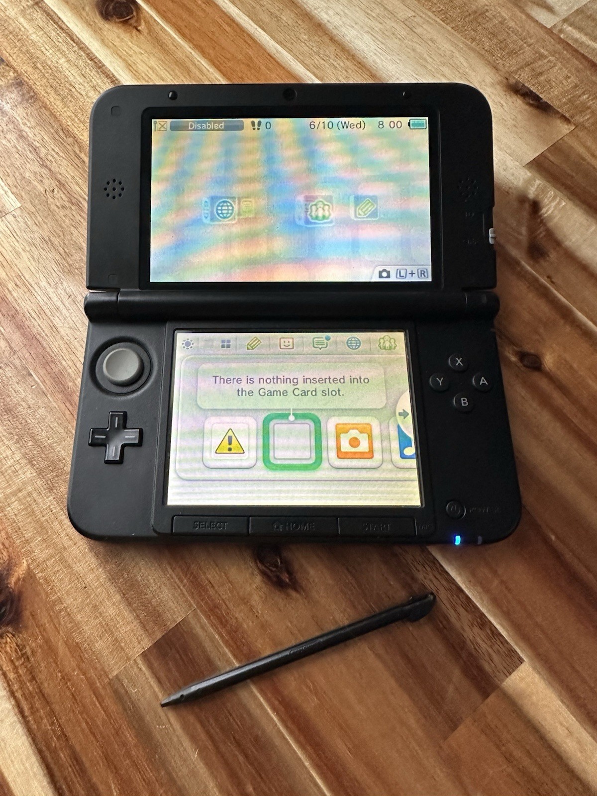 Nintendo 3DS XL Red (W/ Case/Chargers & 4GB SD Card) Tested/Works (Read Details)