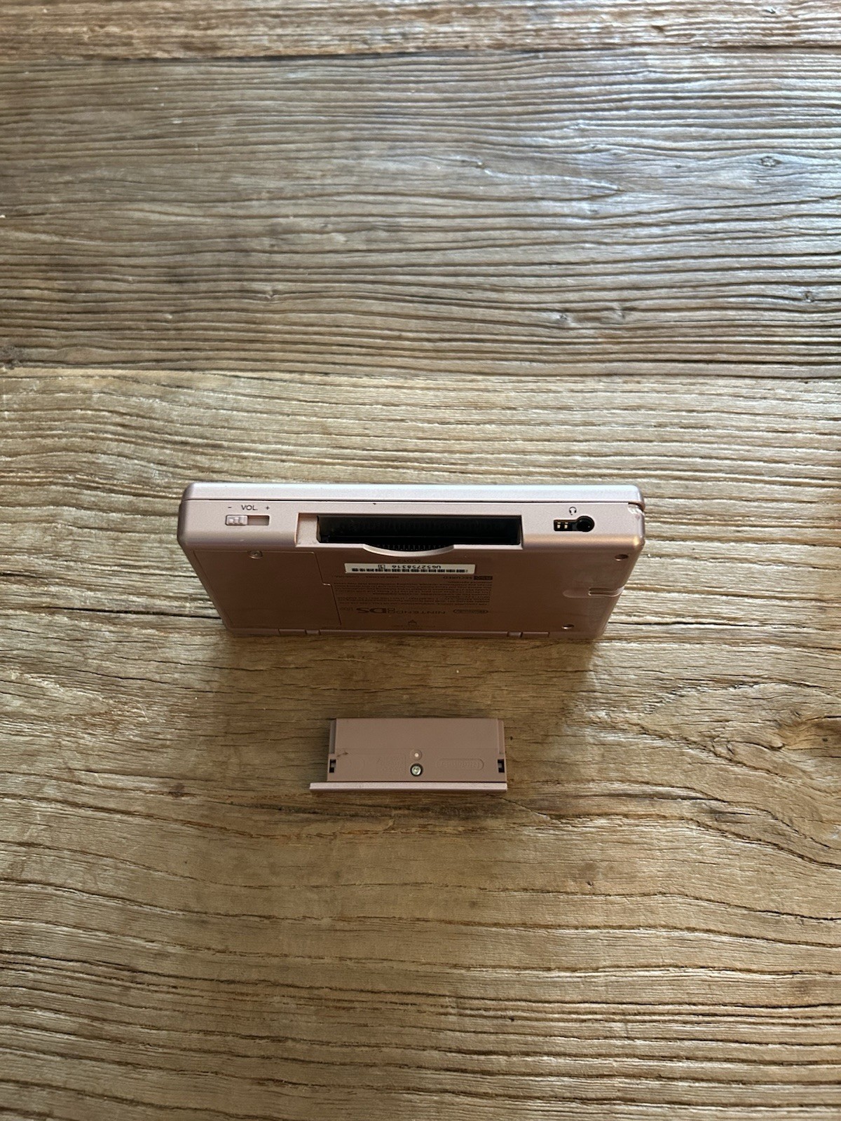 Nintendo DS Lite Metallic Rose Gold / Pink Handheld not tested case included